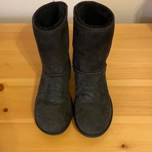 Black suede Ugg boots